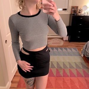 Striped b&w long sleeve